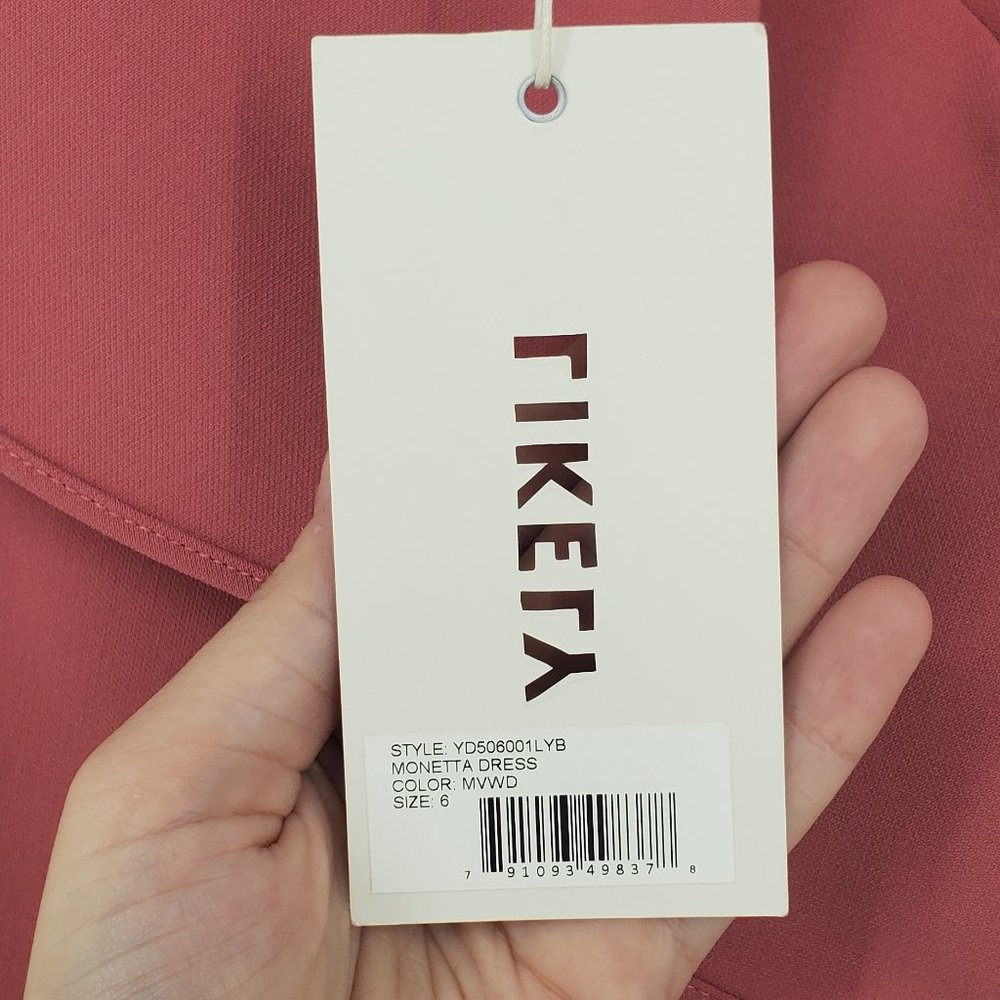 NWT Likely Monetta Strapless Ruffle Dress Pink - Picture 8 of 11